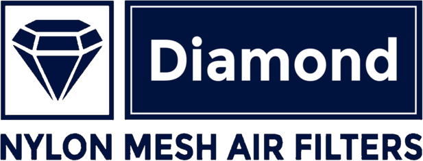 Diamond: nylon mesh air filter brand mark