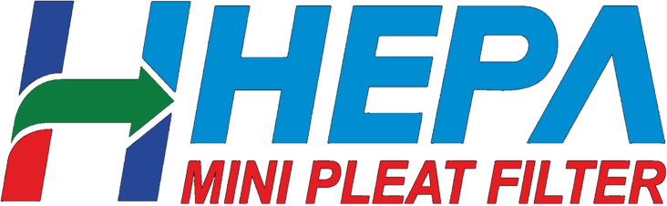 HEPA: mini pleat filter brand mark